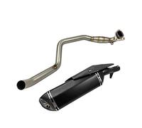Full System Motorcycle Exhaust Pipe Muffler Modified Tube Header Front Link Pipe For X-ADV 750 XADV 750 2017-2021 2022(Black 1 sets)