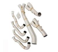 Full System Slip On Motorcycle Exhaust Escape Moto Header Front Link Pipe Connect 60mm Muffler For BMW S1000RR S 1000 RR 2010 2011 2012 2013 2014 2015 2016 2017 2018