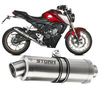 Full System Storm by Mivv Muffler Gp Steel Complete Honda Cb 125 R 2021 > 2023