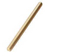 Full Thread Bar Stud, M6 M8 M10 Copper Fully Threaded Rods, Length 100 200 Mm Brass Fully Threaded Rod 1pc(M10 x 100MM)