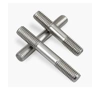 Full Threaded Bar Studs, 304 Stainless Steel Double Ended Stud Bolt M3 M4 M5 M6 M8 M10 40-150mm Pack Of 13(M4 (5pcs),50mm)