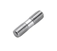 Full Threaded Bar Studs, Pack of 10 Threaded Bolts Double End Rods Screw Stud 304 Stainless Steel M6 M8 30-90mm No Nut(55mm,M6)