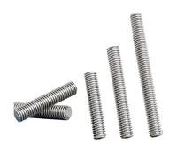 Full Threaded Rod Bolt M3 M4 M5 M6 M8 M10 M12 M14 M16 304 Stainless Steel Fully Metric Headless Thread Stud Rods Screws(55mm,M5 (10pcs))