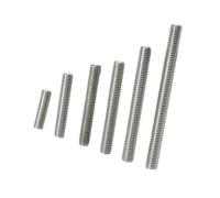 Full Threaded Rods, Stainless Steel Full Threaded Rod Metric Headless Stud Screws M3 M4 M5 M6 M8 M10 M12(40mm (12pcs),M6)