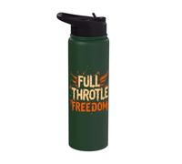 Full Throttle Freedom Wings Enthusiasm Stainless Steel Insulated Water Bottle