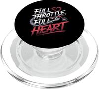 Full Throttle, Full Heart Motocross Spirit PopSockets PopGrip for MagSafe