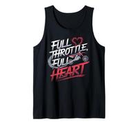 Full Throttle, Full Heart Motocross Spirit Tank Top