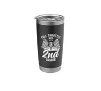 Full Throttle INTO 2nd Grade Second Grade Race Car Stainless Steel Insulated Tumbler