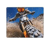 Full Throttle Non-Slip Mouse Pad Seven by Nine Inch Horizontal Design for Office Gaming and Laptop Use