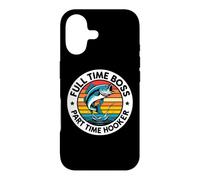 Full Time Boss Part Time Hooker Funny Fisher Fishing Angler Case for iPhone 17