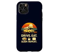 Full Time RVer Drive Eat Sleep Repeat Motorhome RV Camper Case for iPhone 11 Pro