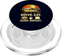 Full Time RVer Drive Eat Sleep Repeat Motorhome RV Camper PopSockets PopGrip for MagSafe