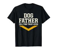 Full Time Treat Giver Dog Dad Owner Sports Chevron Design T-Shirt