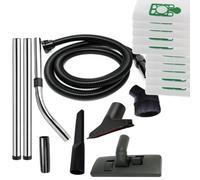 Full Tool Kit for Numatic Henry Vacuum Hose, Rods, Floor & Mini Tools + 10x HEPA-Flo Dust Bags Compatible with NVM-1CH / 907075 Fits Henry, Hetty, George, James, Basil