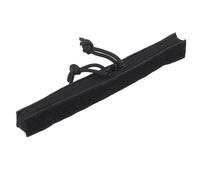 Full Top Zipper Insert Pouch Storage Pocket Double Zipper Cover Tactical Extending Gear(BK)