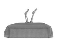 Full Top Zipper Insert Pouch Storage Pocket Double Zipper Cover Tactical Extending Gear(Grey)