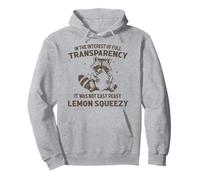 Full Transparency It Was Not Easy Peasy Lemon Squeezy Pullover Hoodie