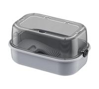 Full View Aquatic Habitat - Turtle Tank Kit, Multi Function Reptile Enclosure With Basking Stage | Clear Display Water Habitat System Bottom Drain Design For Turtle Care Feeding Resting Swimming