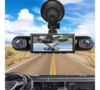 Full View Car Dashcam System, 360° 4 Channel Fhd Dash Cam with Front Rear Left Right Cameras, 64gb Sd Card, Night Vision for Left Right Front Blind Spot Night Driving