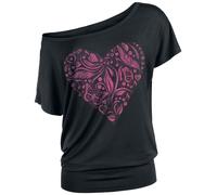 Full Volume by EMP Black T-shirt with Print and Crew Neck T-Shirt black 3XL