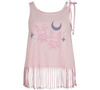 Full Volume by EMP Creepy Pastels Top Top light pink XL