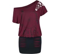 Full Volume by EMP Hold Loosely Mini Dress red L