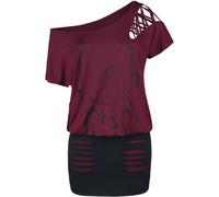 Full Volume by EMP Hold Loosely Mini Dress red XL
