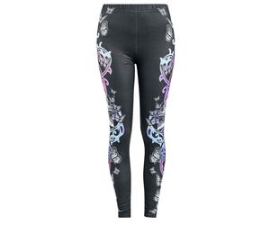 Full Volume by EMP Leggings With Skull And Butterfly Print Leggings black S