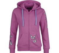 Full Volume by EMP Lovely Butterfly Hoodie Jacket violet XL