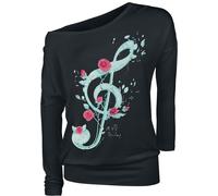 Full Volume by EMP Music and Roses Long-sleeve Shirt black M