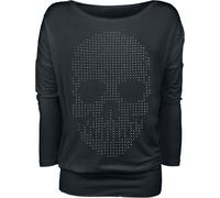 Full Volume by EMP Skull Long-sleeved Top black 3XL
