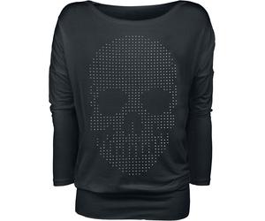 Full Volume by EMP Skull Long-sleeved Top black 4XL