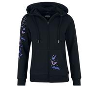 Full Volume by EMP Soothsayer Cat Zipped Hoodie Hoodie Jacket black M