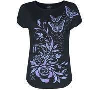 Full Volume by EMP T-Shirt with Print and Mesh Back T-Shirt black M