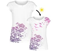 Full Volume by EMP White T-shirt with Crew Neck and UV-Print T-Shirt white XXL