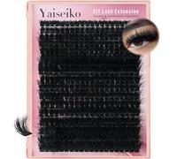 Full Volume Lash Clusters 300D 8-25mm Thick Cluster Eyelash Extensions 340Pcs Wispy 3D Individual Lashes Waterproof Mega Eyelash Clusters Soft False Eyelashes Big Pack, by Yaiseiko
