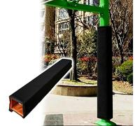 Full Wrap-Around Basketball Column Pads, Customizable Pole Padding Outdoor, Self-adhesive Weatherproof Court Post Protective Pads for Player Protection