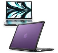 Full Wrap Laptop Case for MacBook Air 13 inch, M1 Chip 2018-2020 Model A2337 A2179 A1932,Ultra Thin Shockproof Hard Shell with Cooling Vents for Air 13.3 inch (Purple)