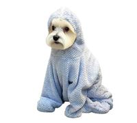 Full Wrapped High Absorbent Pet Bath Towel Ensures Warmth After and Provide for Dog on Smooth Floor Dog Towel