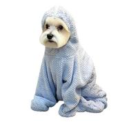 Full Wrapped High Absorbent Pet Bath Towel Ensures Warmth After and Provide for Dog on Smooth Floor Dog Towel