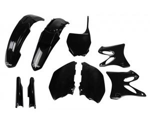 FULL Yamaha Yz 125 - 250 2006 - 2007 Black Fairing Plastic Kit US Only UFO