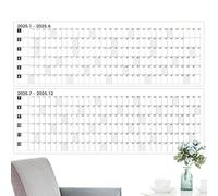 Full Year Wall Calendar 2025 | Simple 12 Month 2025 Calendar | Organizing & Planning, Full Year Calendar, Jan, 2025, Dec, 2025 for School, Timetables