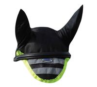 (Full, Yellow/Black) Weatherbeeta Reflective Horse Ear Bonnet