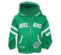 Full Zip Baby Hoodie With Ireland Design, Green, 6-12 Months