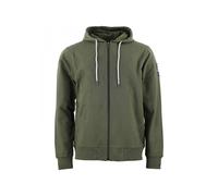 Full-zip cotton sweatshirt Peak Mountain French Terry Green M