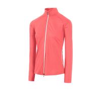 Full Zip Embossed Golf Top Layer Island Green Coral L