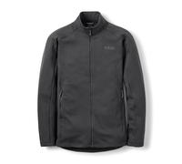 Rab Men's Covex Jacket - Warm Midweight Fleece Coat for Hiking, Climbing, & Skiing - Black - Medium