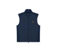 Full zip gilet Lyle & Scott Hybrid Quilted Bleu XL