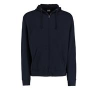 Full Zip Hooded Sweatshirt Kustom Kit Navy XS