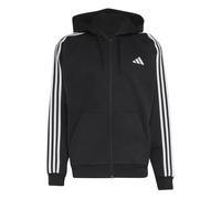 adidas Men's Essentials 3-stripes Fleece Full-zip Hoodie Hooded Sweatshirt (pack of 1)